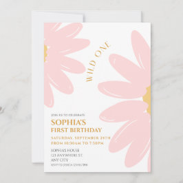 Invitación Fiesta de cumpleaños de Daisy Bohmian Wild Un prim