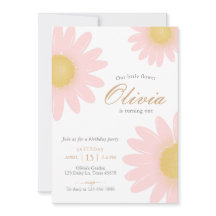 Fiesta de cumpleaños de Daisy boho floral cualquie