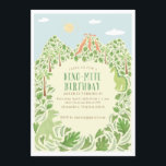 Invitación Fiesta de cumpleaños de Dino-mite<br><div class="desc">Dinosaurios de acuarela divertida</div>