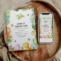 Fiesta de Cumpleaños de Dinosaurio | Cumpleaños de