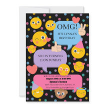 fiesta de cumpleaños de emoji