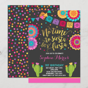 Invitación Fiesta de cumpleaños de Fiesta de cumpleaños mexic