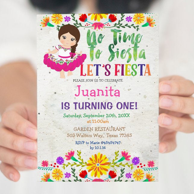 Invitación Fiesta de cumpleaños de Fiesta, no hay tiempo para (Subido por el creador)