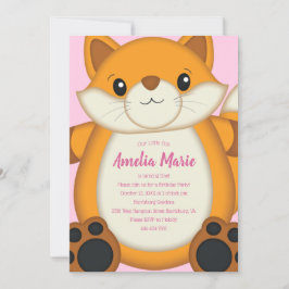 Invitación Fiesta de cumpleaños de Fox