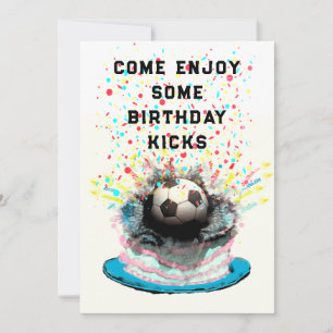 Invitación Fiesta de Cumpleaños de Fútbol
