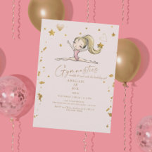 Fiesta de cumpleaños de gimnasia rubia: Tumble & T