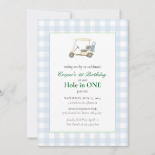 Invitación Fiesta de cumpleaños de golf