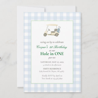 Invitación Fiesta de cumpleaños de golf
