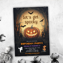 Invitación Fiesta de cumpleaños de Halloween