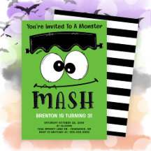 Fiesta de cumpleaños de Halloween de Frankenstein
