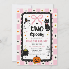 Invitación Fiesta de cumpleaños de Halloween espeluznante de 