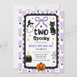 Invitación Fiesta de cumpleaños de Halloween espeluznante de 