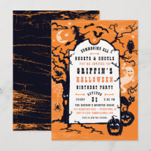 Fiesta de cumpleaños de Halloween, o fiesta de dis