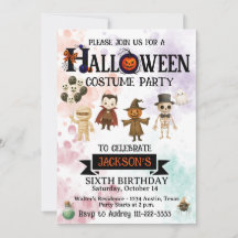 Fiesta de Cumpleaños de Halloween para cualquier e