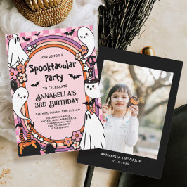 Invitación Fiesta de cumpleaños de Halloween para niños