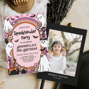 Invitación Fiesta de cumpleaños de Halloween para niños