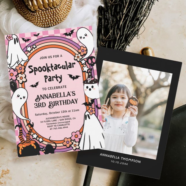 Invitación Fiesta de cumpleaños de Halloween para niños (Subido por el creador)