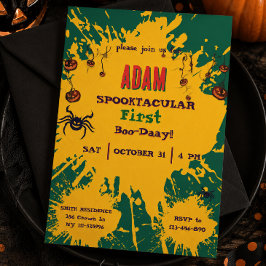 Invitación Fiesta de cumpleaños de Halloween para niños de Ha
