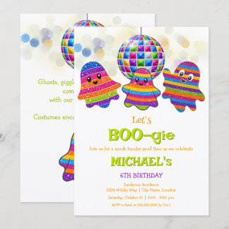 Invitación Fiesta de cumpleaños de Halloween para niños: ¡Vám