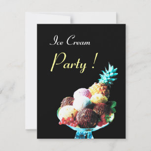 INVITACIÓN FIESTA DE CUMPLEAÑOS DE ICE CREAM