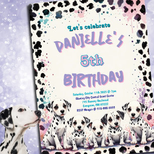 Invitación Fiesta de cumpleaños de la acuarela del Pastel de 