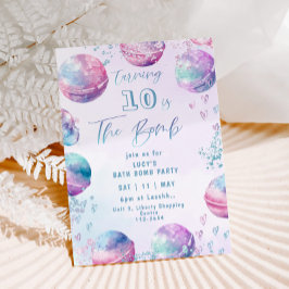 Invitación Fiesta de cumpleaños de la bomba de agua