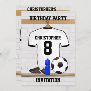 Invitación Fiesta de cumpleaños de la camiseta del Black Foot