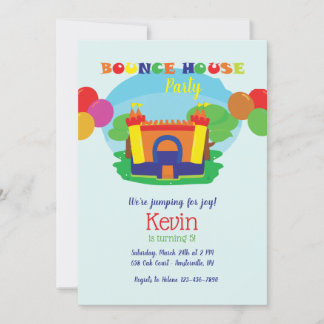 Invitación Fiesta de cumpleaños de la casa de Bonza