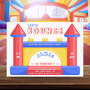 Invitación Fiesta de cumpleaños de la casa de Bonza