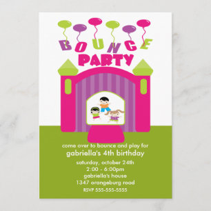 Invitación Fiesta de cumpleaños de la casa de la despedida de