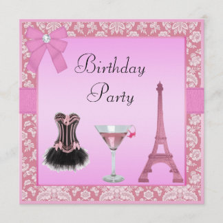 Invitación Fiesta de cumpleaños de la fiesta de cumpleaños de