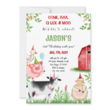 Fiesta de cumpleaños de la granja