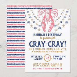 Invitación Fiesta de cumpleaños de la Marina de Coral de Mar