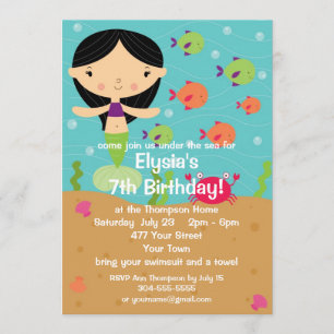 Invitación Fiesta de cumpleaños de la niñita sirvienta Person
