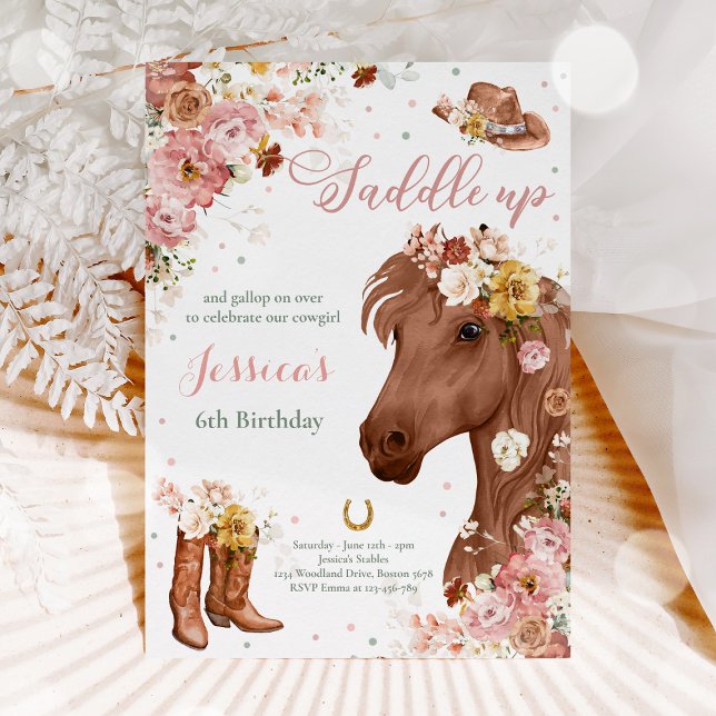 Invitación Fiesta de Cumpleaños de la Nojita Rusa de Caballo  (Subido por el creador)