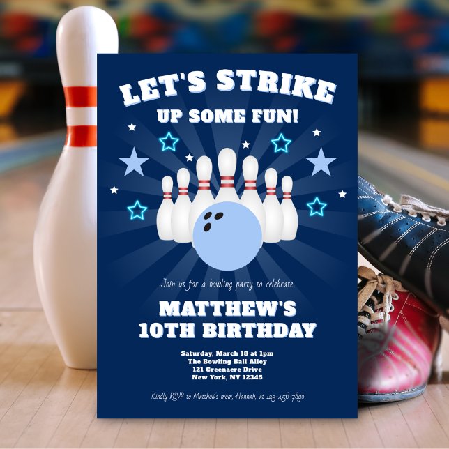 Invitación Fiesta de cumpleaños de la pelota azul de la Marin (Subido por el creador)