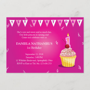 Invitación Fiesta de cumpleaños de la pequeña princesa