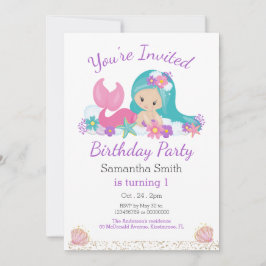 Invitación Fiesta de cumpleaños de la pequeña sirvienta Purpu