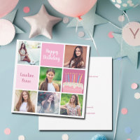Fiesta de cumpleaños de la Personalizado de Collag