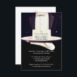 Invitación Fiesta de cumpleaños de la Plata de Plata de Butle<br><div class="desc">Sorprenda a sus huéspedes con esta encantadora carta de invitación a la fiesta,  que incluye un mayordomo vestido con un traje elegante que sirve la invitación en bandeja de plata. La carta también tiene una corona de emblema dorado que añade un toque real especial.</div>