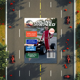 Invitación Fiesta de cumpleaños de la portada de la revista d