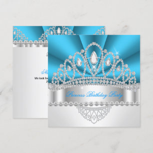 Invitación Fiesta de Cumpleaños de la Princesa con la Diadema