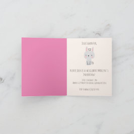 Invitación Fiesta de cumpleaños de la princesa cuta