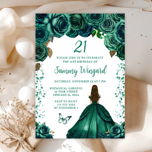 Invitación Fiesta de Cumpleaños de la Princesa de Cabello Mar