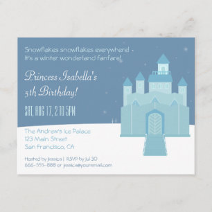 Invitación Fiesta de Cumpleaños de la Princesa en el País de 