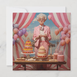 Invitación Fiesta de cumpleaños de la Señora Rosa