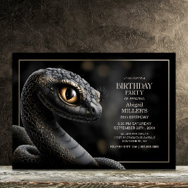 Invitación Fiesta de Cumpleaños de la Señora Serpiente Mítica