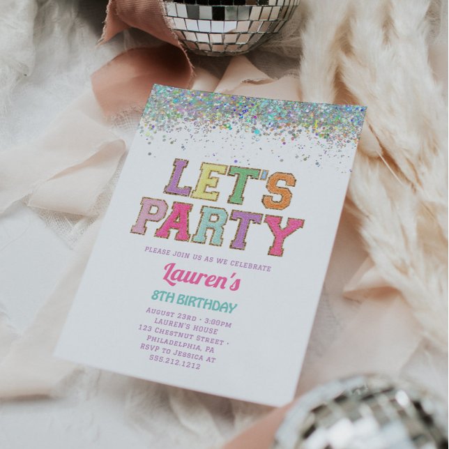 Invitación Fiesta de Cumpleaños de las Cartas de Parche de Va (Subido por el creador)