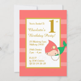 Invitación fiesta de cumpleaños de las chicas de la Ilustraci