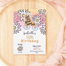 Invitación Fiesta de cumpleaños de las chicas de patinaje sob